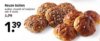 Aanbiedingen Reuze bollen suiker, muesli of rozijnen - Huismerk - Em-té - Geldig van 04/06/2017 tot 10/06/2017 bij Em-té
