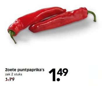 Aanbiedingen Zoete puntpaprika`s - Huismerk - Em-té - Geldig van 04/06/2017 tot 10/06/2017 bij Em-té