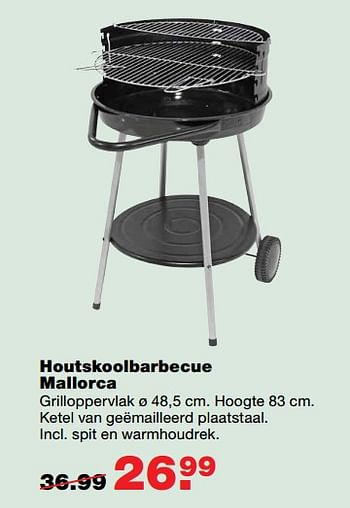Aanbiedingen Houtskoolbarbecue mallorca - Huismerk - Praxis - Geldig van 01/06/2017 tot 11/06/2017 bij Praxis