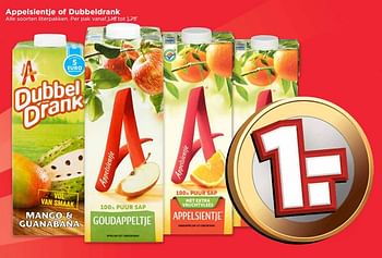 Aanbiedingen Appelsientje of dubbeldrank - Appelsientje - Geldig van 04/06/2017 tot 10/06/2017 bij Vomar