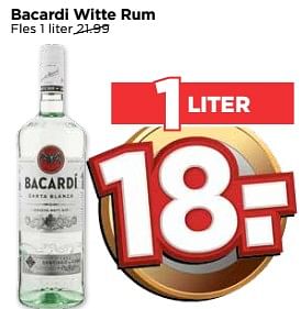 Aanbiedingen Bacardi witte rum - Bacardi - Geldig van 04/06/2017 tot 10/06/2017 bij Vomar