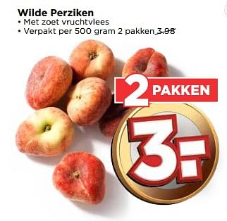 Aanbiedingen Wilde perziken - Huismerk Vomar - Geldig van 04/06/2017 tot 10/06/2017 bij Vomar