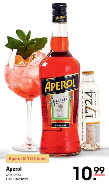 Aanbiedingen Aperol - Aperol - Geldig van 31/05/2017 tot 19/06/2017 bij Sligro