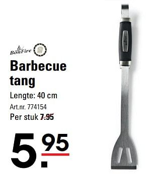 Aanbiedingen Barbecue tang - Bonfire - Geldig van 31/05/2017 tot 19/06/2017 bij Sligro