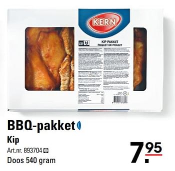 Aanbiedingen Bbq-pakket kip - Kern - Geldig van 31/05/2017 tot 19/06/2017 bij Sligro