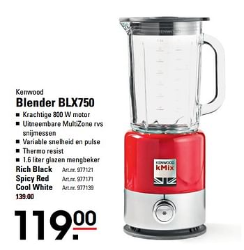 Aanbiedingen Kenwood blender blx750 - Kenwood - Geldig van 02/06/2017 tot 19/06/2017 bij Sligro