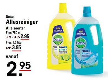 Aanbiedingen Dettol allesreiniger - Dettol - Geldig van 02/06/2017 tot 19/06/2017 bij Sligro