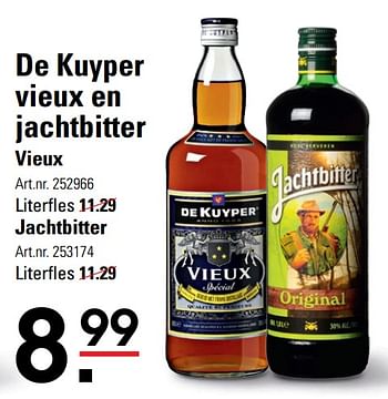 Aanbiedingen De kuyper vieux en jachtbitter vieux - Huismerk - Sligro - Geldig van 01/06/2017 tot 19/06/2017 bij Sligro