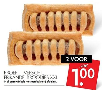 Aanbiedingen Proef `t verschil frikandelbroodjes xxl - Huismerk - Deka Markt - Geldig van 04/06/2017 tot 10/06/2017 bij Deka Markt