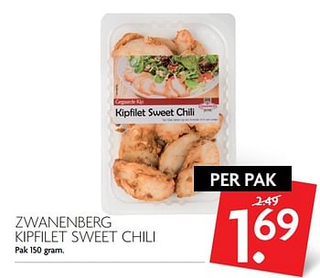 Aanbiedingen Zwanenberg kipfilet sweet chili - Huismerk - Deka Markt - Geldig van 04/06/2017 tot 10/06/2017 bij Deka Markt