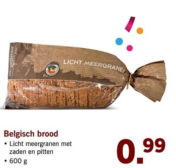 Aanbiedingen Belgisch brood - Huismerk - Lidl - Geldig van 05/06/2017 tot 10/06/2017 bij Lidl