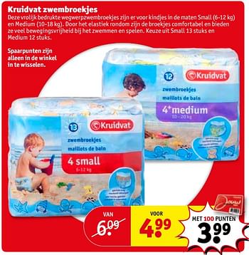Aanbiedingen Kruidvat zwembroekjes - Huismerk - Kruidvat - Geldig van 06/06/2017 tot 11/06/2017 bij Kruidvat