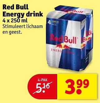 Aanbiedingen Red bull energy drink - Red Bull - Geldig van 06/06/2017 tot 11/06/2017 bij Kruidvat