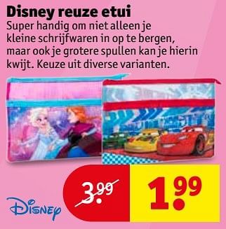Aanbiedingen Disney reuze etui - Disney - Geldig van 06/06/2017 tot 11/06/2017 bij Kruidvat