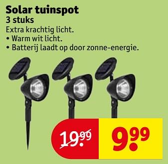 Aanbiedingen Solar tuinspot - Huismerk - Kruidvat - Geldig van 06/06/2017 tot 11/06/2017 bij Kruidvat