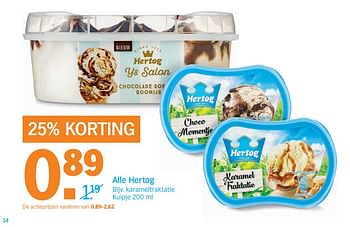 Aanbiedingen Karameltraktatie - Hertog - Geldig van 06/06/2017 tot 11/06/2017 bij Albert Heijn