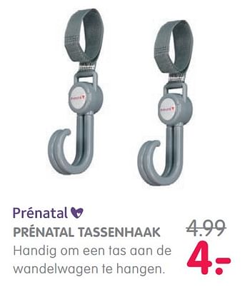 Aanbiedingen Prénatal tassenhaak - Prenatal - Geldig van 06/06/2017 tot 16/07/2017 bij Prenatal