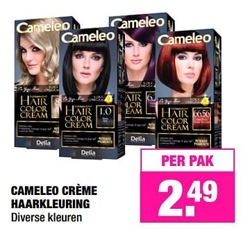 Aanbiedingen Cameleo crème haarkleuring - Cameleo - Geldig van 05/06/2017 tot 18/06/2017 bij Big Bazar