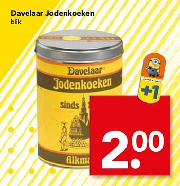 Aanbiedingen Davelaar jodenkoeken - Davelaar - Geldig van 04/06/2017 tot 10/06/2017 bij Deen Supermarkten