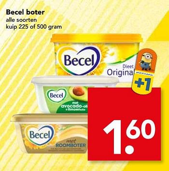 Aanbiedingen Becel boter - Becel - Geldig van 04/06/2017 tot 10/06/2017 bij Deen Supermarkten