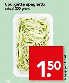 Aanbiedingen Courgette spaghetti - Huismerk deen supermarkt - Geldig van 04/06/2017 tot 10/06/2017 bij Deen Supermarkten