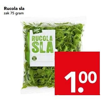 Aanbiedingen Rucola sla - Huismerk deen supermarkt - Geldig van 04/06/2017 tot 10/06/2017 bij Deen Supermarkten