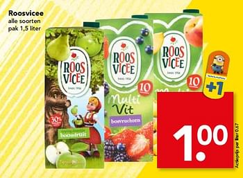 Aanbiedingen Roosvicee - Roosvicee - Geldig van 04/06/2017 tot 10/06/2017 bij Deen Supermarkten