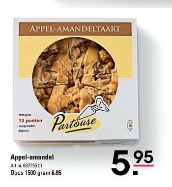 Aanbiedingen Appel-amandel - Partouse - Geldig van 01/06/2017 tot 19/06/2017 bij Sligro