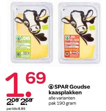 Aanbiedingen Spar goudse kaasplakken - Spar - Geldig van 02/06/2017 tot 14/06/2017 bij Spar