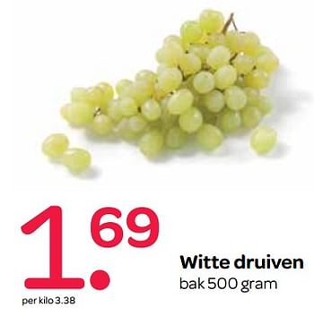 Aanbiedingen Witte druiven - Huismerk - Spar  - Geldig van 02/06/2017 tot 14/06/2017 bij Spar