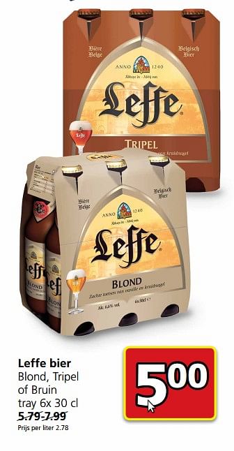 Aanbiedingen Leffe bier - Leffe - Geldig van 06/06/2017 tot 11/06/2017 bij Jan Linders