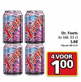 Aanbiedingen Dr. foots - Dr. Foots - Geldig van 06/06/2017 tot 11/06/2017 bij Jan Linders