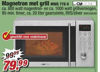 Aanbiedingen Magnetron met grill mwg 778 u - Huismerk - Poco - Geldig van 05/06/2017 tot 11/06/2017 bij Poco