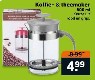 Aanbiedingen Koffie- + theemaker - Watshome - Geldig van 06/06/2017 tot 18/06/2017 bij Trekpleister