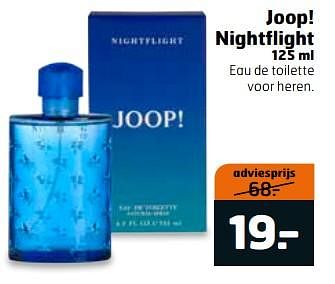 Aanbiedingen Joop! nightflight - Joop! - Geldig van 06/06/2017 tot 18/06/2017 bij Trekpleister