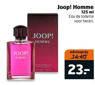 Aanbiedingen Joop! homme - Homme - Geldig van 06/06/2017 tot 18/06/2017 bij Trekpleister
