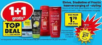 Aanbiedingen Elvive shampoo color-vive - L'Oreal Paris - Geldig van 06/06/2017 tot 18/06/2017 bij Trekpleister