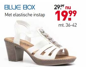 Aanbiedingen Schoenen met elastische instap - Blue-Box - Geldig van 05/06/2017 tot 18/06/2017 bij Scapino