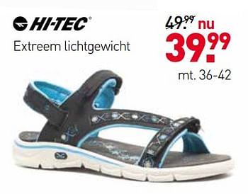 Aanbiedingen Schoenen extreem lichtgewicht - Hitec - Geldig van 05/06/2017 tot 18/06/2017 bij Scapino