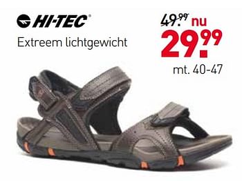 Aanbiedingen Schoenen extreem lichtgewicht - Hitec - Geldig van 05/06/2017 tot 18/06/2017 bij Scapino