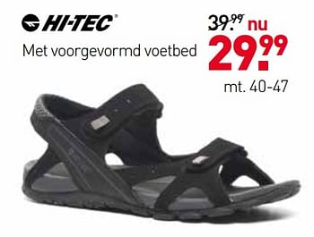 Aanbiedingen Schoenen met voorgevormd voetbed - Hitec - Geldig van 05/06/2017 tot 18/06/2017 bij Scapino