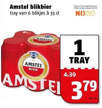 Aanbiedingen Amstel blikbier - Amstel - Geldig van 06/06/2017 tot 11/06/2017 bij Poiesz