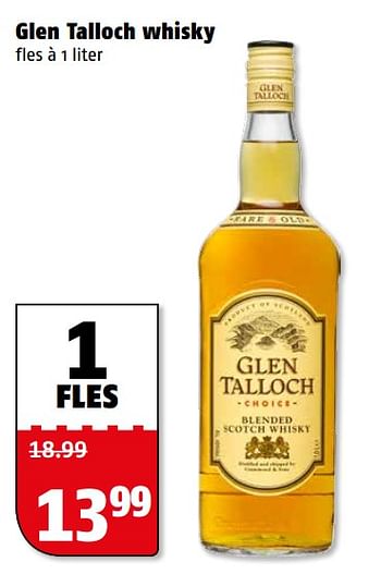 Aanbiedingen Glen talloch whisky - Glen Talloch - Geldig van 06/06/2017 tot 11/06/2017 bij Poiesz
