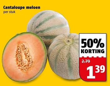 Aanbiedingen Cantaloupe meloen - Huismerk Poiesz - Geldig van 06/06/2017 tot 11/06/2017 bij Poiesz