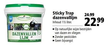 Aanbiedingen Sticky trap dazenvallijm - Huismerk - Welkoop - Geldig van 06/06/2017 tot 18/06/2017 bij Welkoop