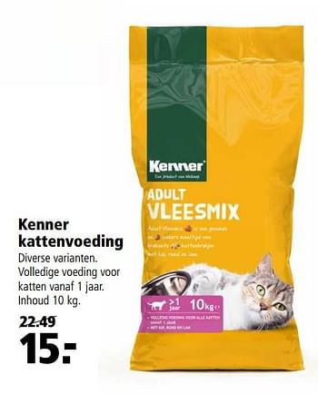 Aanbiedingen Kenner kattenvoeding - Kenner - Geldig van 06/06/2017 tot 18/06/2017 bij Welkoop