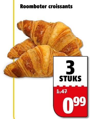 Aanbiedingen Roomboter croissants - Huismerk Poiesz - Geldig van 06/06/2017 tot 11/06/2017 bij Poiesz
