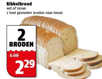 Aanbiedingen Ribbelbrood - Huismerk Poiesz - Geldig van 06/06/2017 tot 11/06/2017 bij Poiesz