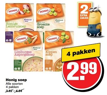 Aanbiedingen Honig soep - Honig - Geldig van 07/06/2017 tot 13/06/2017 bij Hoogvliet