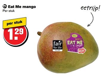Aanbiedingen Eat me mango - Eat Me - Geldig van 07/06/2017 tot 13/06/2017 bij Hoogvliet